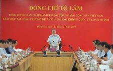 Tổng bí thư Tô Lâm: Sân bay Long Thành phải trở thành điểm đến hấp dẫn, hạ tầng phải đồng bộ