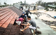 Nước sông Hà Thanh lên báo động 3, sông Kôn báo động 2, hơn 10.000 nhà dân Gia Lai bị ngập