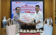 Nhãn hiệu Nesty đóng góp gần 740 triệu đồng tiếp sức bà con vùng lũ