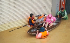 Lũ trên các sông Khánh Hòa vẫn ở mức cao nguy hiểm, trong 48 giờ tới toàn tỉnh mưa lớn