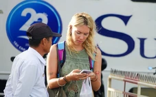 Gió Đông Bắc giật cấp 8, sóng cao, tàu cao tốc từ đất liền đi đảo Phú Quốc tạm ngưng chạy