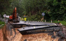 Đường vào Đà Lạt ra sao khi đèo Mimosa đứt gãy, Prenn - D’Ran - Khánh Lê tạm dừng?