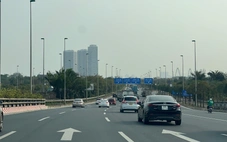 Hà Nội rào chắn một phần mặt đường Võ Nguyên Giáp gần 3 tháng để thi công, sửa chữa