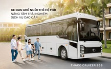 Ra mắt dòng xe bus ghế ngồi cao cấp thế hệ mới THACO Cruizer 95S