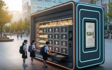 Thực hư sáng kiến 'máy bán đồ ăn miễn phí cho học sinh nghèo' ở Hàn Quốc