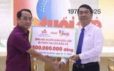 Công ty Thép Miền Nam - VNSTEEL đóng góp 500 triệu ủng hộ bà con tỉnh Đắk Lắk ổn định sau bão lũ