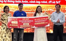 Độc đáo với dự án 'nuôi cua bằng AI, cho cua ăn bằng robot' đạt giải khởi nghiệp
