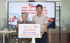 Hội tương trợ và hợp tác Đức - Việt ủng hộ 521 triệu đồng đến đồng bào bị thiệt hại do bão lũ