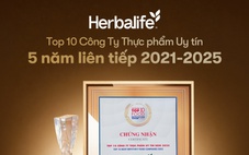Herbalife Việt Nam đạt Top 10 Công ty Thực phẩm Uy tín năm 2025