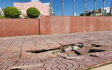 Sớm khắc phục bờ kè chống sạt lở tại công viên 9 nàng tiên