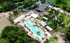 Phường Bình Trưng cưỡng chế tháo dỡ cụm cà phê, nhà hàng Cái Tổ Chim xây dựng không phép