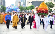 Đại biểu đại hội Mặt trận Tổ quốc Việt Nam TP.HCM tham dự nhiều hoạt động ý nghĩa