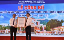 Văn hóa Óc Eo có thêm 2 bảo vật quốc gia và 3 kỷ lục Việt Nam