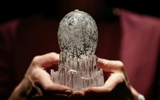 Trứng Phục sinh pha lê với 4.500 viên kim cương quý hiếm bậc nhất thế giới sẽ được đấu giá