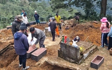 Lâm Đồng di dời hàng chục ngôi mộ vì lo sạt lở