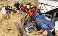 Hiện trường sạt lở núi ở Thượng Đức khiến một người chết