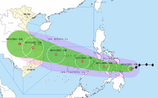 Bão Kalmaegi tiếp tục mạnh lên cấp 12, giật cấp 15