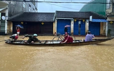 Lũ trên sông Bồ ở Huế lần thứ 3 vượt mốc lịch sử trong 1 tuần