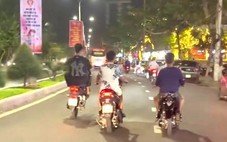 Truy tìm 3 thanh niên phóng xe tốc độ cao, bốc đầu, nẹt pô inh ỏi trên phố Nha Trang