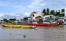 61 đội tranh tài ở giải đua ghe Ngo lớn nhất ở miền Tây