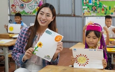 Hoa hậu Lương Thùy Linh học được sự kiên cường, lòng nhân hậu của thầy cô giáo vùng cao