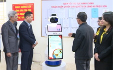 Xã đầu tiên ở Thanh Hóa đưa robot AI vào phục vụ hành chính công