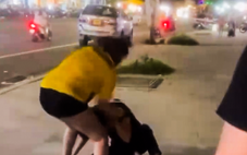 Công an vào cuộc xác minh clip hai phụ nữ đánh nhau trong đêm ở Phú Quốc