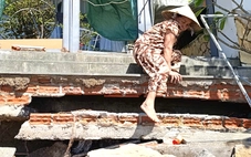 Sóng nước kinh hoàng ập đến trong đêm, làng biển Quảng Ngãi tan hoang