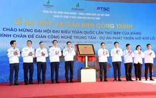 Bí thư Thành ủy TP.HCM Trần Lưu Quang dự lễ gắn biển công trình trọng điểm thuộc dự án mỏ khí