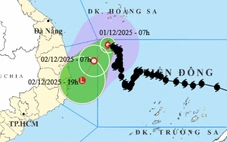 Bão số 15 ít di chuyển, từ mai miền Trung mưa vừa đến mưa to