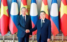 Tổng Bí thư Tô Lâm hội kiến Chủ tịch Quốc hội Lào