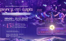 ‘Tropical City Garden’ - Đêm tiệc giao thừa chào 2026 đầy cảm hứng tại Rex