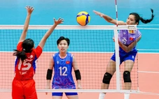 Bóng chuyền nữ Việt Nam - Malaysia (ván 1): Việt Nam liên tục ghi điểm