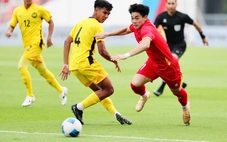 U22 Việt Nam - U22 Malaysia (hiệp 1) 1-0: Hiểu Minh mở tỉ số