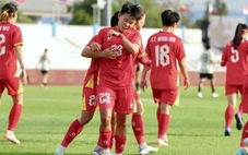 Nữ Việt Nam - Indonesia (hiệp 2) 5-0: Huỳnh Như ghi bàn
