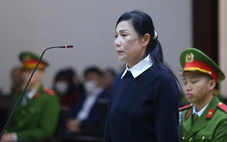 Hình ảnh bà Hoàng Thị Thúy Lan cùng các cựu lãnh đạo tỉnh Vĩnh Phúc cũ tại phiên tòa phúc thẩm