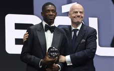 Sau Quả bóng vàng, Dembele giành luôn FIFA The Best
