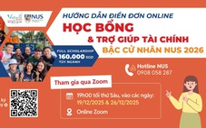 Đại học Quốc gia Singapore nhận đơn dự tuyển học bổng cử nhân đến 23-2-2026