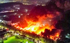 Cháy lớn ở khu công nghiệp tại Bắc Ninh, cột khói cao hàng chục mét