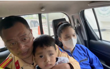 Cảnh sát giao thông Đà Nẵng dùng xe đặc chủng chở học sinh bị rắn cắn đi cấp cứu kịp thời