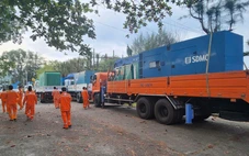 Điện lực An Giang đưa 20 máy phát điện phục vụ dân Phú Quốc