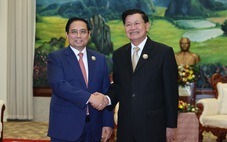 Thủ tướng Phạm Minh Chính gặp Tổng Bí thư, Chủ tịch nước Lào
