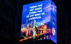 Saigon Marina IFC chiếu sáng đặc biệt chào mừng quan hệ Đối tác Chiến lược toàn diện Việt - Anh