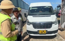 Phạt tài xế và chủ xe gần 80 triệu đồng vì không có giấy phép lái xe chạy trên cao tốc