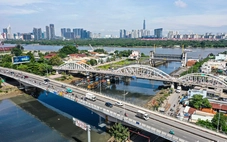 CSGT khuyến cáo xe tải, xe khách qua cầu Tân Thuận 1 từ 6-12 chú ý