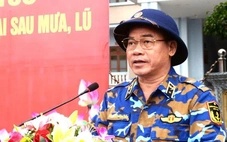 Bộ đội hải quân lên đường xây nhà cho người dân vùng lũ Bình Định cũ, sẽ xong trong 7-10 ngày