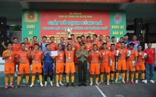 Đội Cụm thi đua 3A vô địch Giải bóng đá lực lượng Công an TPHCM