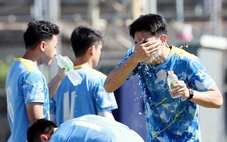 U22 Việt Nam tập luyện cường độ cao giữa trưa nắng gắt