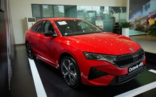 Skoda Octavia vRS sắp ra mắt Việt Nam: Đã có ở đại lý, giá dự kiến 1,5 tỉ đồng, động cơ 265 mã lực