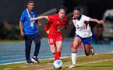 Nữ Việt Nam - Nữ Philippines (hiệp 2) 0-0: tuyển Việt Nam vẫn chơi tấn công
